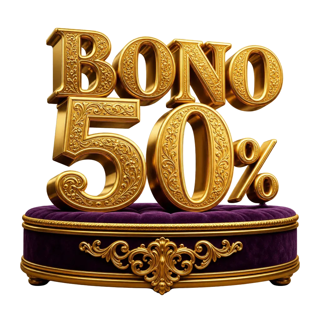 Bono 50% en tu primer depósito